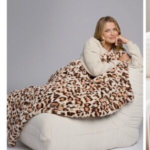 Comfrt Leopard Print Luxury Blanket